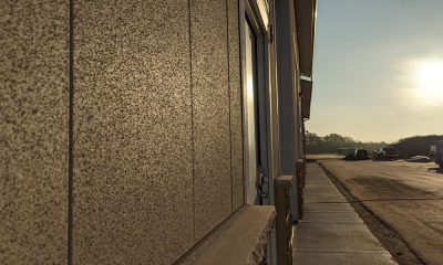 Commercial metal siding